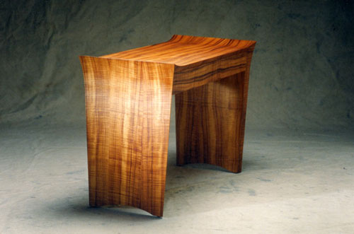 Custom hardwood furniture by Mike Mulvey